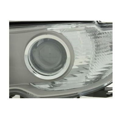 Faro De Recambio Lado Izquierdo Para Bmw Serie 3 E46 Coupe 03-06, Gris Fk Automotive