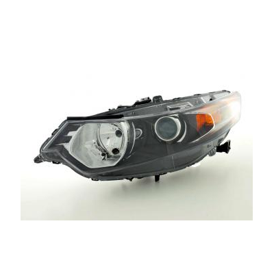 Faro De Recambio Lado Izquierdo Para Honda Accord (Cu/Cw) 08-, Negro Fk Automotive