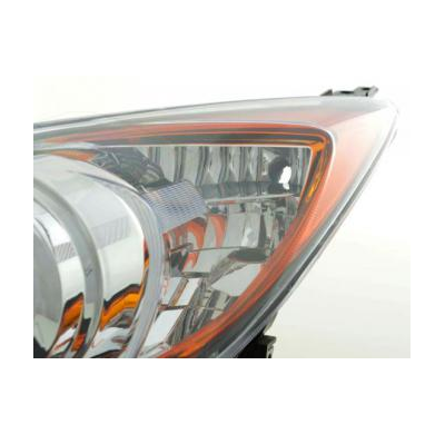 Faro De Recambio Lado Izquierdo Para Mazda 3 (Bl) 09-, Negro Fk Automotive