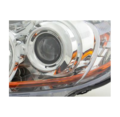 Faro De Recambio Lado Izquierdo Para Mazda 3 (Bl) 09-, Negro Fk Automotive