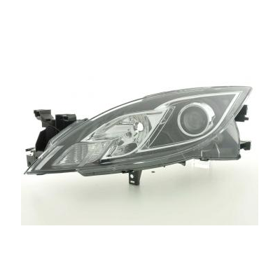 Faro De Recambio Lado Izquierdo Para Mazda 6 (Gh) 08-, Negro Fk Automotive