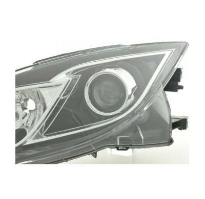 Faro De Recambio Lado Izquierdo Para Mazda 6 (Gh) 08-, Negro Fk Automotive