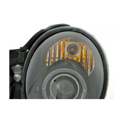 Faros Delanteros Set Angel Eyes Mercedes Clk Modelo W208  98-02 Negro Fk Automotive