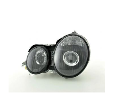 Faros Delanteros Set Angel Eyes Mercedes Benz Clase E Modelo W210 Negro Fk Automotive