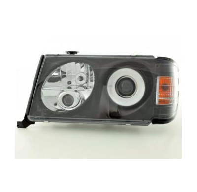 Faros Delanteros Set Angel Eyes Mercedes-Benz Clase E Modelo W124  85-93 Negro Fk Automotive
