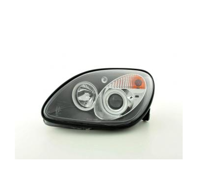 Faros Delanteros Set Angel Eyes Mercedes Benz Slk Modelo R170  96-97 / 01-02 Negro Fk Automotive