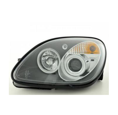 Faros Delanteros Set Angel Eyes Mercedes Benz Slk Modelo R170  96-02 Negro Fk Automotive