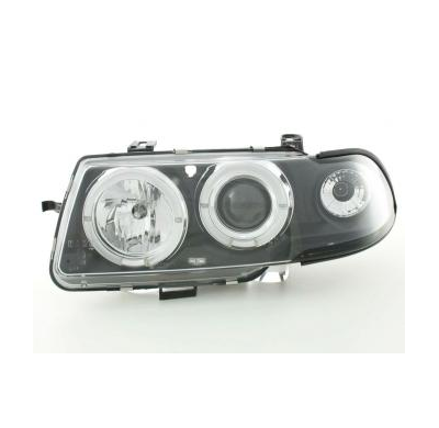 Faros Delanteros Set Angel Eyes Opel Astra Modelo F  91-94 Negro Fk Automotive