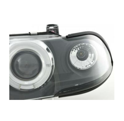 Faros Delanteros Set Angel Eyes Opel Astra Modelo F  91-94 Negro Fk Automotive