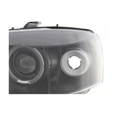 Faros Delanteros Set Angel Eyes Opel Astra Modelo G  98-03 Negro Fk Automotive