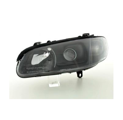 Faros Delanteros Set Angel Eyes Opel Omega Modelo B  99-03 Negro Fk Automotive