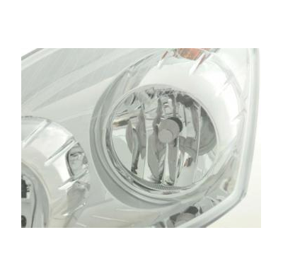 Faro De Recambio Lado Izquierdo Para Opel Zafira B 08- Cromado Fk Automotive