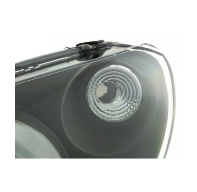 Faros Delanteros Set Angel Eyes Peugeot 206 Modelo S16 99-  02-05 Negro Fk Automotive