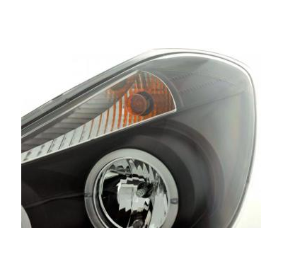 Faros Delanteros Set Angel Eyes Renault Clio Modelo R  05- Negro Fk Automotive