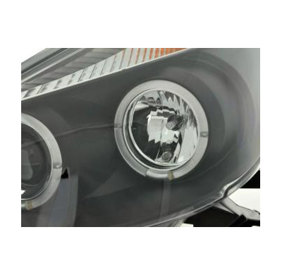 Faros Delanteros Set Angel Eyes Renault Clio Modelo R  05- Negro Fk Automotive