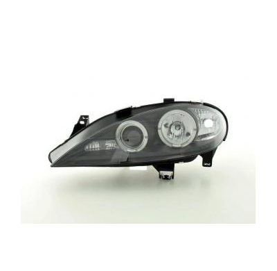 Faros Delanteros Set Angel Eyes Renault Megane 1 3/5-Ptas.  99-02 Negro Fk Automotive