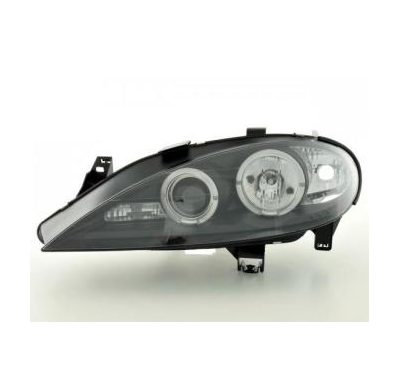 Faros Delanteros Set Angel Eyes Renault Megane 1 3/5-Ptas.  99-02 Negro Fk Automotive