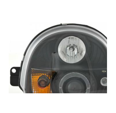 Faros Delanteros Set Angel Eyes Renault Twingo  93-00 Negro Fk Automotive