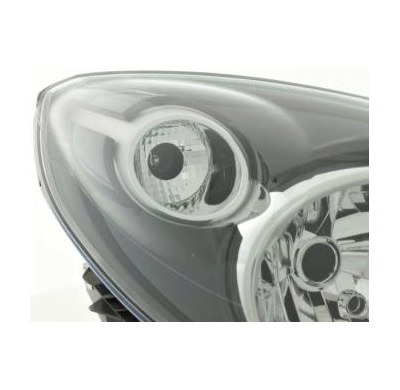 Faro De Recambio Lado Derecho Para Renault Twingo (N) 07-, Negro Fk Automotive