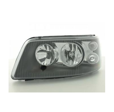 Faros Delanteros Set Angel Eyes Vw Bus T5 Modelo 7j/7h  03-09 Negro Fk Automotive