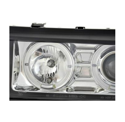 Faros Delanteros Set Angel Eyes Vw Corrado Modelo 53i  1987-1995 Cromado Fk Automotive