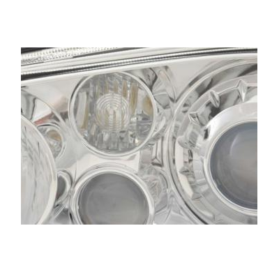 Faros Delanteros Set Vw Golf 4 Modelo 1j  98-03 Cromado Fk Automotive