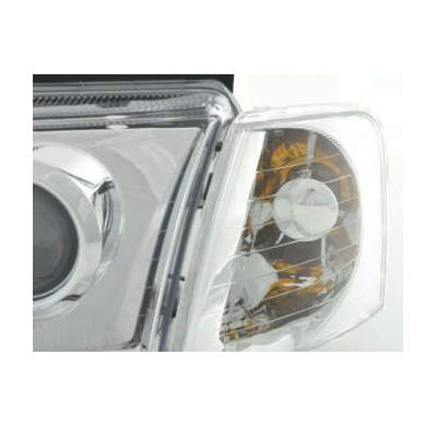 Faros Delanteros Set Angel Eyes Vw Passat Modelo 3b  97-00 Cromado Fk Automotive