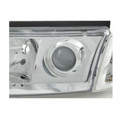 Faros Delanteros Set Angel Eyes Vw Passat Modelo 3b  97-00 Cromado Fk Automotive