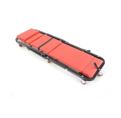 Camilla Trabajo Rollliege Klappbar Zum Rollhocker Gepolstert Rot