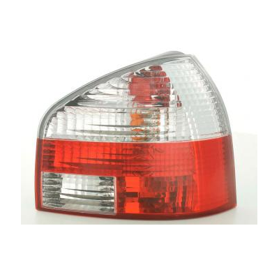 Kit De Pilotos Traseros Para Audi A3 Modelo 8l  96-02 Rojo Blanco Fk Automotive