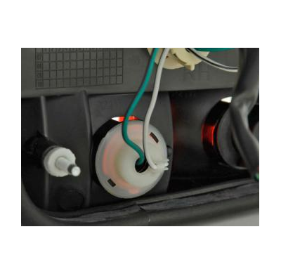 Kit De Pilotos Traseros Para Audi A3 Modelo 8l  96-02 Rojo Blanco Fk Automotive