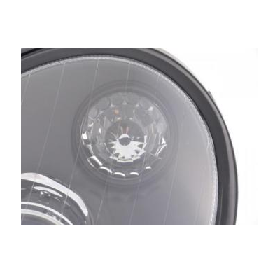 Faros Delanteros Set Angel Eyes Mercedes-Benz Clase C Sportcoupe Modelo W203, Negro Fk Automotive