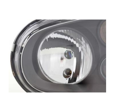 Faros Delanteros Set Angel Eyes Vw Golf 4 Modelo 1j  98-03 Negro Fk Automotive
