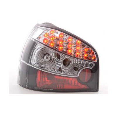 Kit De Pilotos Traseros Led Audi A3 Modelo 8l  96-02 Negro Fk Automotive