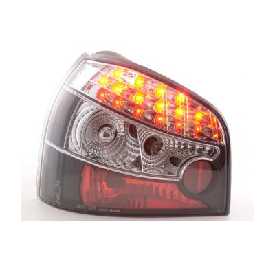 Kit De Pilotos Traseros Led Audi A3 Modelo 8l  96-02 Negro Fk Automotive