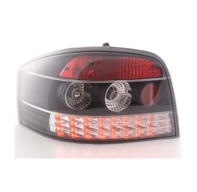 Kit De Pilotos Traseros Led Audi A3 Modelo 8p  03-05 Negro Fk Automotive