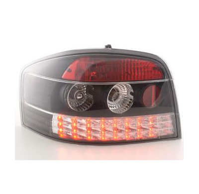 Kit De Pilotos Traseros Led Audi A3 Modelo 8p  03-05 Negro Fk Automotive