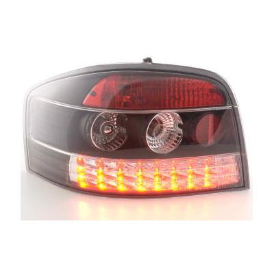 Kit De Pilotos Traseros Led Audi A3 Modelo 8p  03-05 Negro Fk Automotive