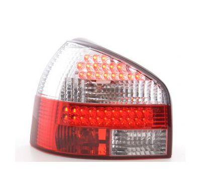 Kit De Pilotos Traseros Led Audi A3 Modelo 8l  96-02 Rojo/Blanco Fk Automotive