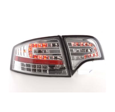 Kit De Pilotos Traseros Led Audi A4 Sedan Modelo 8e  04-07 Cromado Fk Automotive