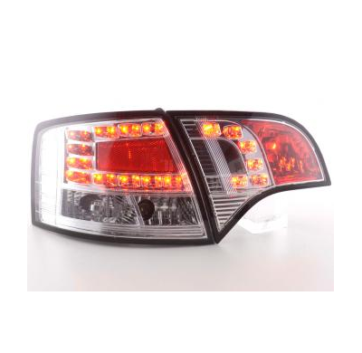 Kit De Pilotos Traseros Led Audi A4 Avant Modelo 8e  04-08 Cromado Fk Automotive