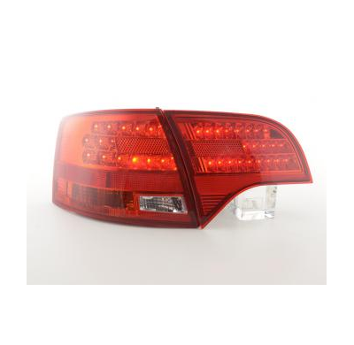 Kit De Pilotos Traseros Led Audi A4 B7 8e Avant  04-08 Rojo/Color Claro Fk Automotive
