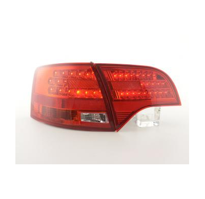 Kit De Pilotos Traseros Led Audi A4 B7 8e Avant  04-08 Rojo/Color Claro Fk Automotive