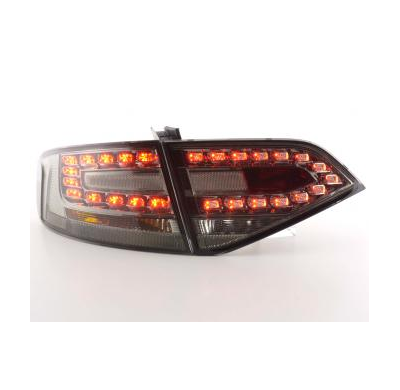 Kit De Pilotos Traseros Led Audi A4 Modelo 8k Sedan, Negro Fk Automotive