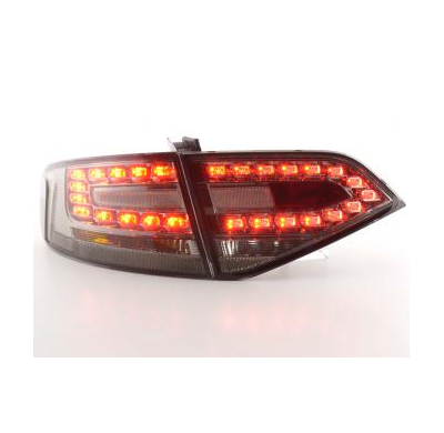 Kit De Pilotos Traseros Led Audi A4 Modelo 8k Sedan, Negro Fk Automotive