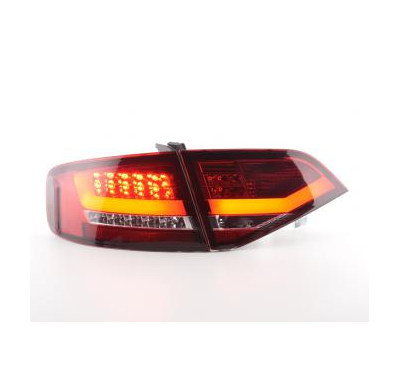 Pilotos Led Audi A4 B8 8k Limo Bj. 07-11 Rojo/Transparente Fk Automotive