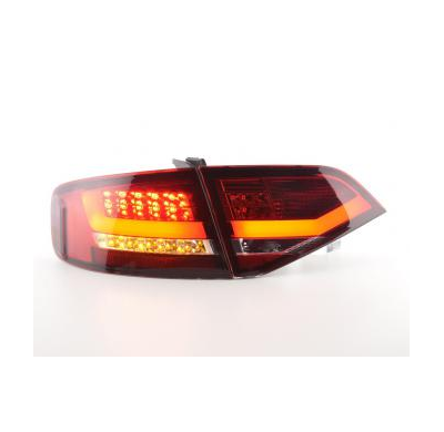 Pilotos Led Audi A4 B8 8k Limo Bj. 07-11 Rojo/Transparente Fk Automotive
