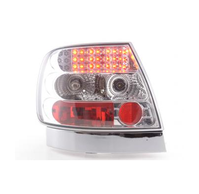 Kit De Pilotos Traseros Led Audi A4 Sedan Modelo B5  95-00 Cromado Fk Automotive