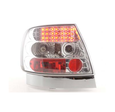 Kit De Pilotos Traseros Led Audi A4 Sedan Modelo B5  95-00 Cromado Fk Automotive
