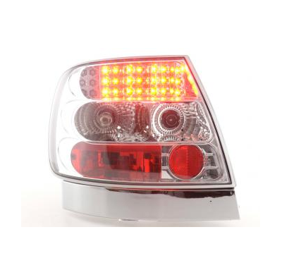 Kit De Pilotos Traseros Led Audi A4 Sedan Modelo B5  95-00 Cromado Fk Automotive